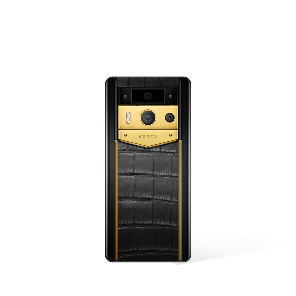 Metavertu Max Alligator Skin Gold Plate