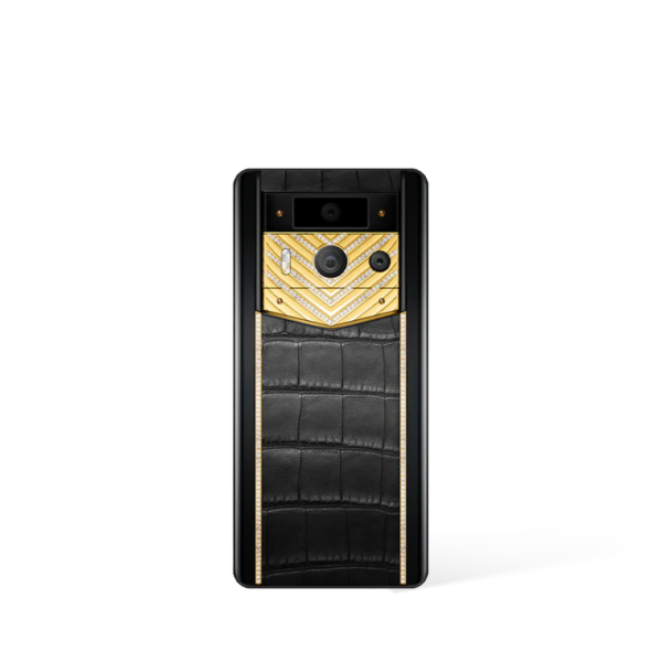 Metavertu Max Alligator Diamond-Encrusted Gold Plate