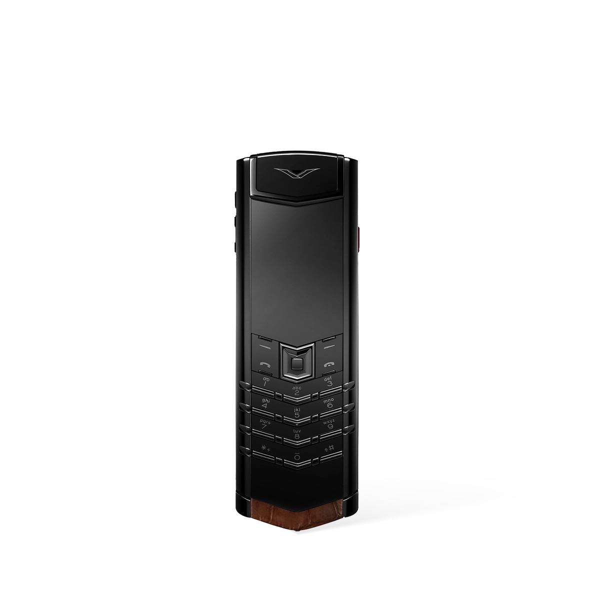 Signature S+ Black Steel Alligator Skin – Amber Brown