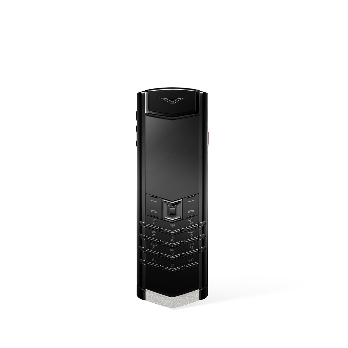 Signature S+ Black Steel Calfskin – Moonlight White