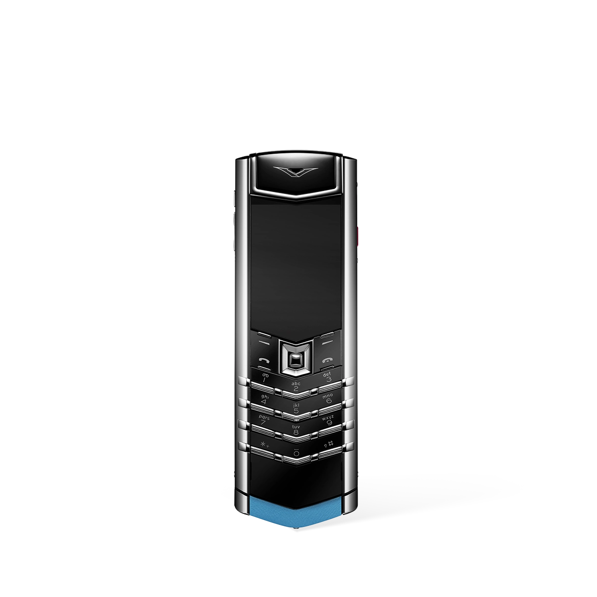 Signature S+ White Steel Calfskin – Powder Blue