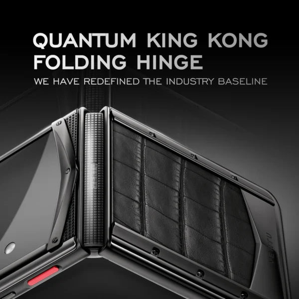 Quantum Flip Phone – Carbon Texture Series, Auspicious Phoenix