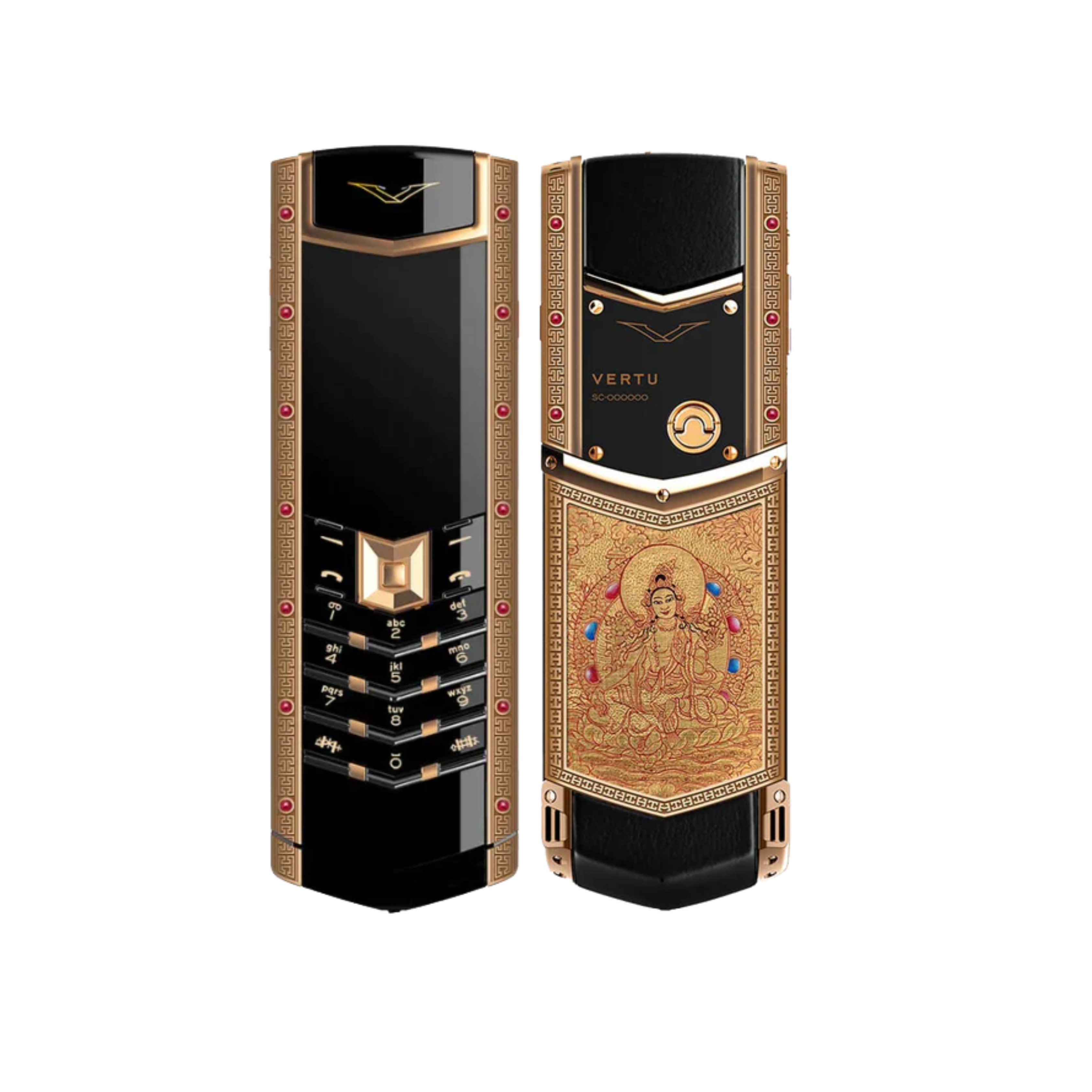 VERTU Signature V Thangka Buddha Pure Gold Phone: A Masterpiece of Luxury